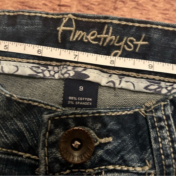 Women’s Amethyst Bootcut Jeans Midrise Size 9 - Picture 2 of 5